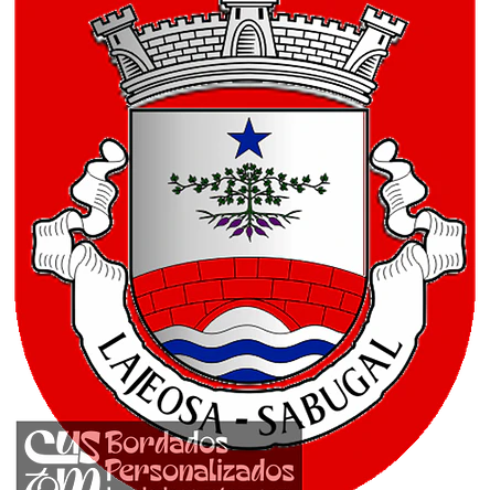 Emblema Bordado Antiga Freguesia de Lajeosa (Sabugal, Guarda) 1