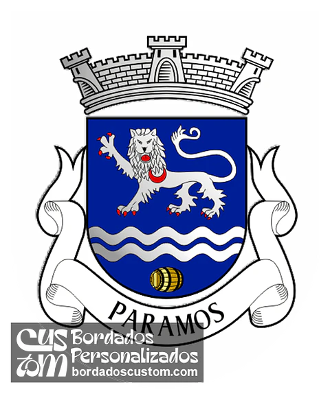 Emblema Bordado Freguesia de Paramos (Espinho, Aveiro)