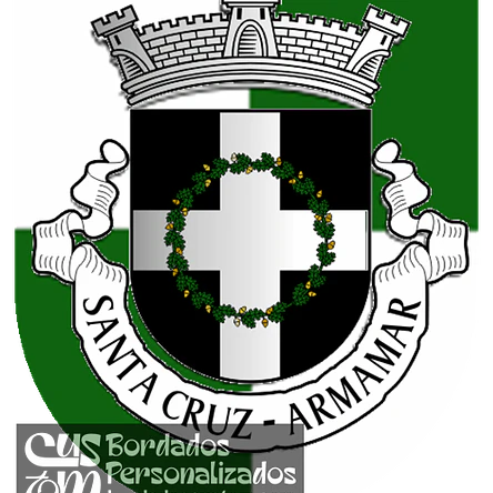 Emblema Bordado Freguesia de Santa Cruz (Armamar, Viseu) 1