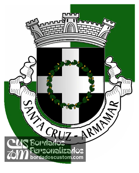 Emblema Bordado Freguesia de Santa Cruz (Armamar, Viseu)