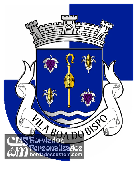 Emblema Bordado Freguesia de Vila Boa do Bispo (Marco de Canaveses, Porto)