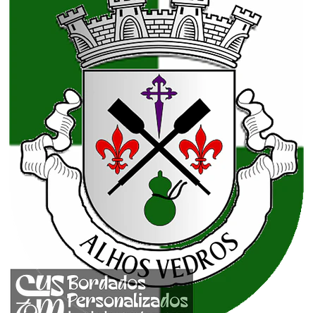 Emblema Bordado Freguesia de Alhos Vedros (Moita, Setúbal) 1