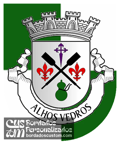 Emblema Bordado Freguesia de Alhos Vedros (Moita, Setúbal)