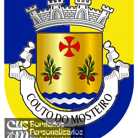 Emblema Bordado Antiga Freguesia de Couto do Mosteiro (Santa Comba Dão, Viseu) 1
