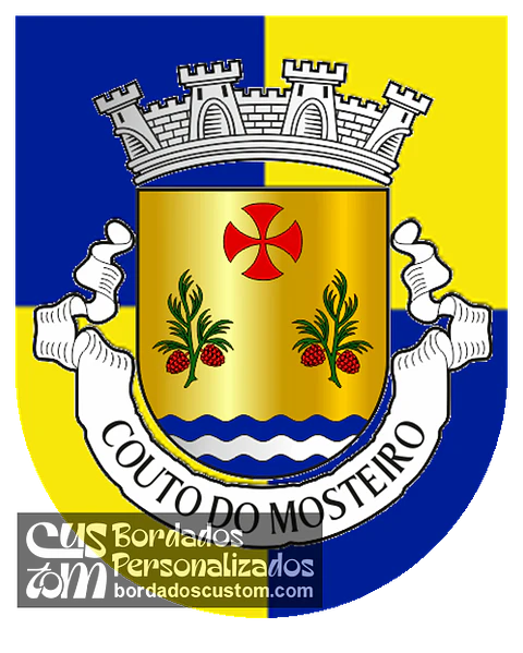 Emblema Bordado Antiga Freguesia de Couto do Mosteiro (Santa Comba Dão, Viseu)