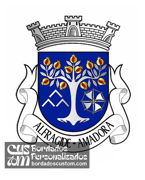 Emblema Bordado Freguesia de Alfragide (Amadora, Lisboa)