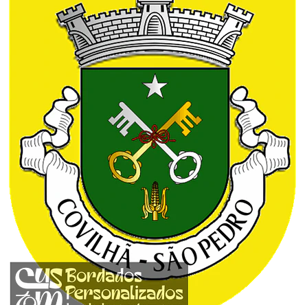 Emblema Bordado Antiga Freguesia de Covilhã (São Pedro) (Covilhã, Castelo Branco) 1