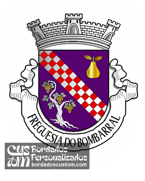 Emblema Bordado Antiga Freguesia de Bombarral (Bombarral, Leiria)