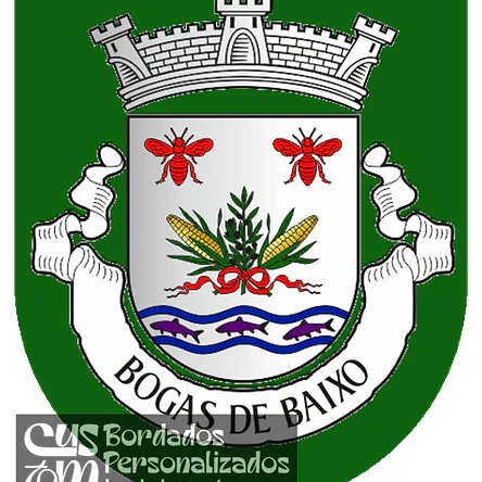 Emblema Bordado Antiga Freguesia de Bogas de Baixo (Fundão, Castelo Branco) 1