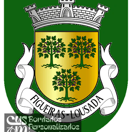Emblema Bordado Antiga Freguesia de Figueiras (Lousada, Porto) 1