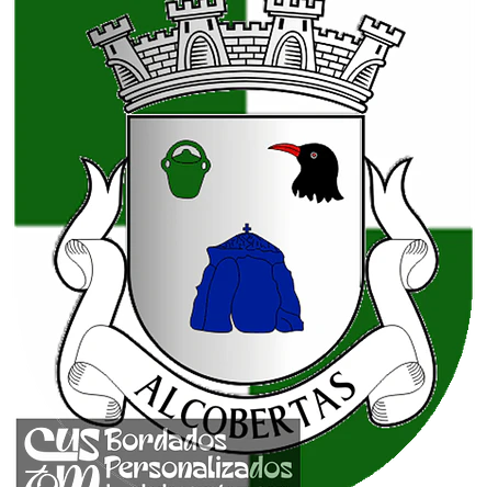 Emblema Bordado Freguesia de Alcobertas (Rio Maior, Santarém) 1