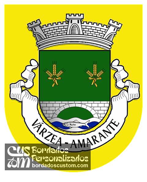 Emblema Bordado Antiga Freguesia de Várzea (Amarante, Porto)