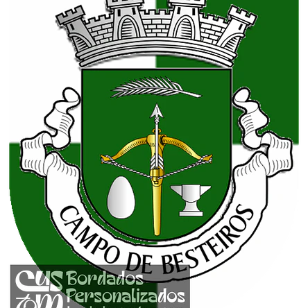 Emblema Bordado Freguesia de Campo de Besteiros (Tondela, Viseu) 1