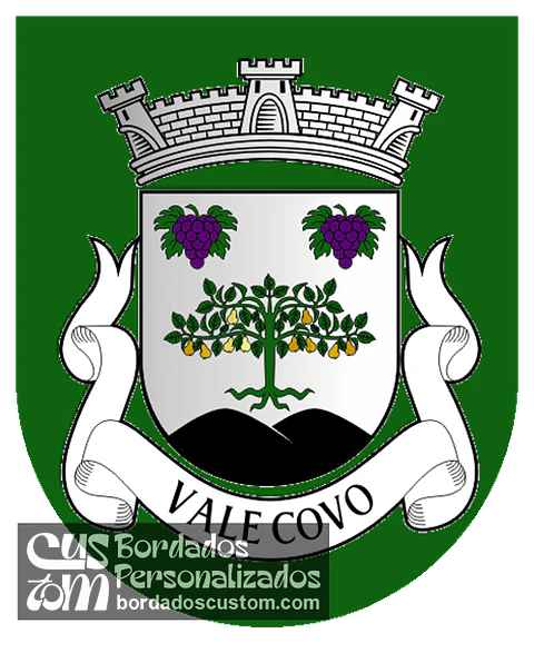 Emblema Bordado Antiga Freguesia de Vale Covo (Bombarral, Leiria)