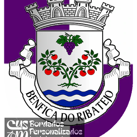 Emblema Bordado Freguesia de Benfica do Ribatejo (Almeirim, Santarém) 1