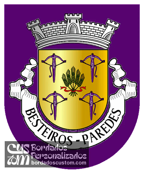 Emblema Bordado Antiga Freguesia de Besteiros (Paredes, Porto)