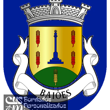 Emblema Bordado Antiga Freguesia de Baiões (São Pedro do Sul, Viseu) 1
