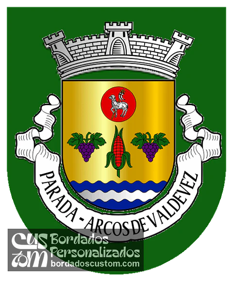 Emblema Bordado Antiga Freguesia de Parada (Arcos de Valdevez, Viana do Castelo)