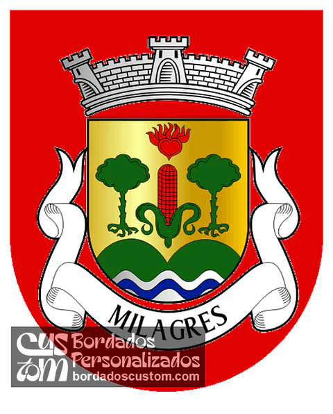 Emblema Bordado Freguesia de Milagres (Leiria, Leiria)