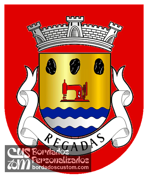 Emblema Bordado Freguesia de Regadas (Fafe, Braga)