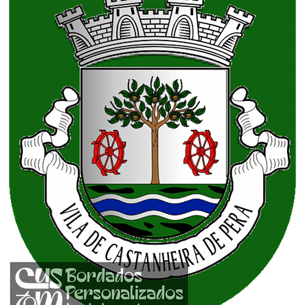 Emblema Bordado Município de Castanheira de Pera (Leiria) 1