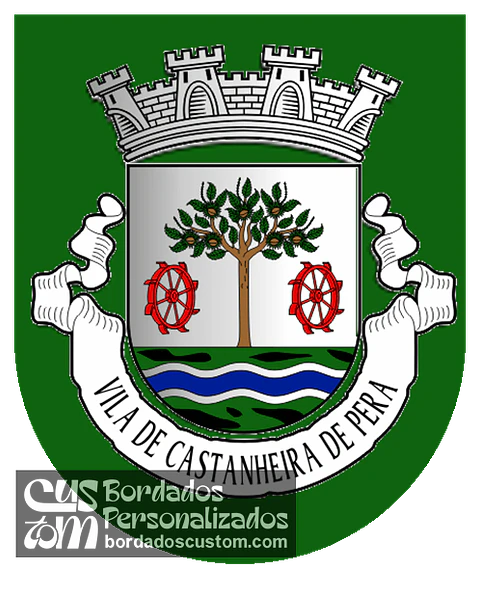 Emblema Bordado Município de Castanheira de Pera (Leiria)