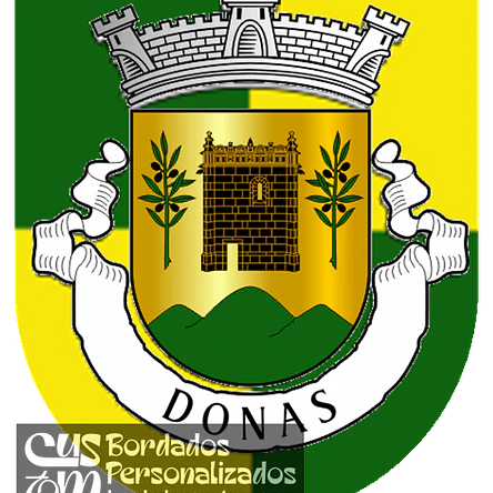 Emblema Bordado Antiga Freguesia de Donas (Fundão, Castelo Branco) 1