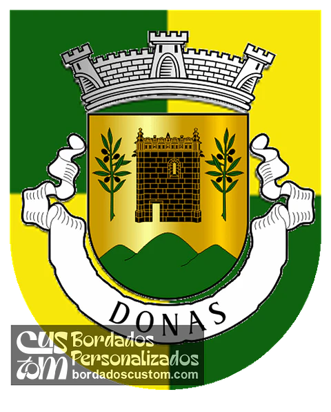 Emblema Bordado Antiga Freguesia de Donas (Fundão, Castelo Branco)