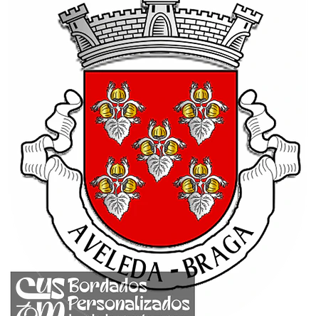 Emblema Bordado Antiga Freguesia de Aveleda (Braga, Braga) 1
