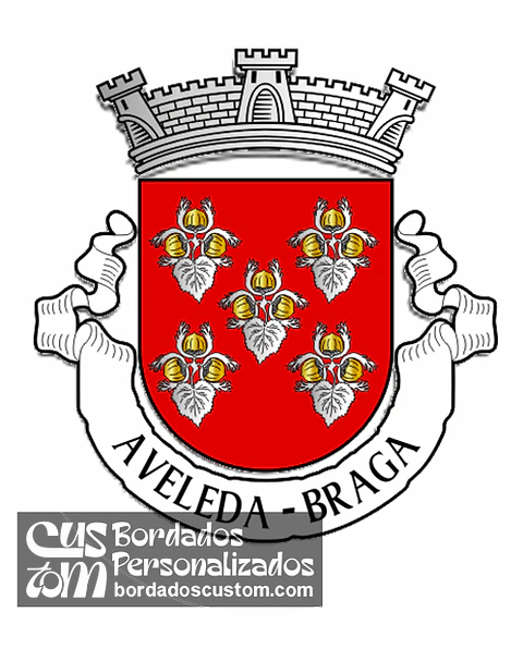Emblema Bordado Antiga Freguesia de Aveleda (Braga, Braga)