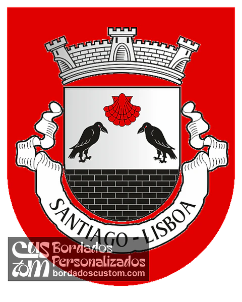Emblema Bordado Antiga Freguesia de Santiago (Lisboa, Lisboa)