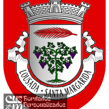 Emblema Bordado Antiga Freguesia de Lousada (Santa Margarida) (Lousada, Porto) 1
