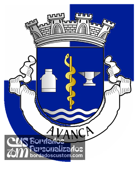 Emblema Bordado Freguesia de Avanca (Estarreja, Aveiro)