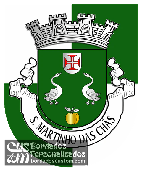 Emblema Bordado Freguesia de São Martinho das Chãs (Armamar, Viseu)