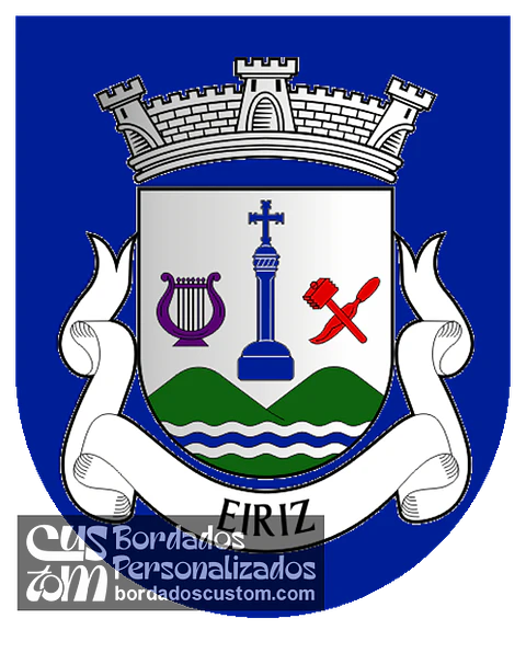 Emblema Bordado Freguesia de Eiriz (Paços de Ferreira, Porto)