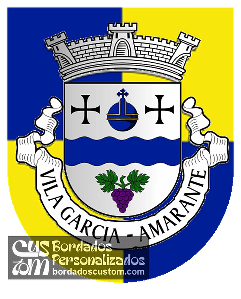 Emblema Bordado Antiga Freguesia de Vila Garcia (Amarante, Porto)