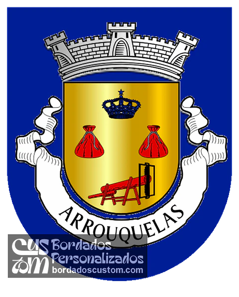 Emblema Bordado Freguesia de Arrouquelas (Rio Maior, Santarém)