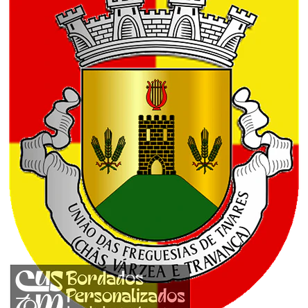 Emblema Bordado Freguesia de Tavares (Chãs, Várzea e Travanca) (Mangualde, Viseu) 1