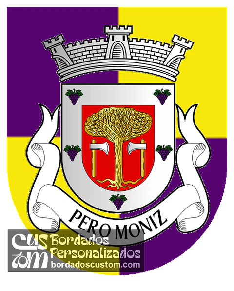Emblema Bordado Antiga Freguesia de Pero Moniz (Cadaval, Leiria)
