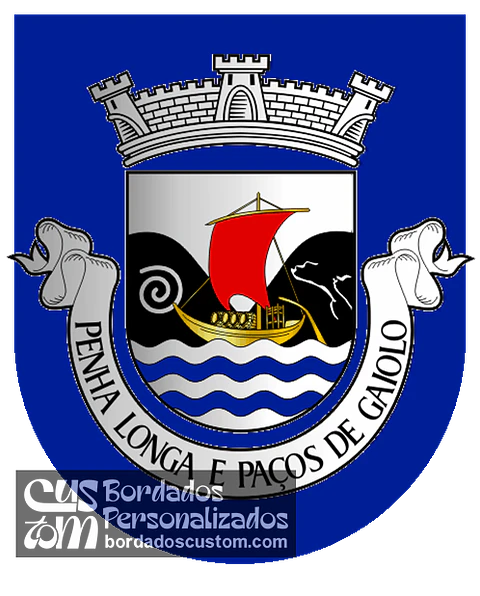 Emblema Bordado Freguesia de Penha Longa e Paços de Gaiolo (Marco de Canaveses, Porto)
