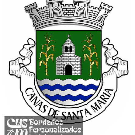 Emblema Bordado Freguesia de Canas de Santa Maria (Tondela, Viseu) 1