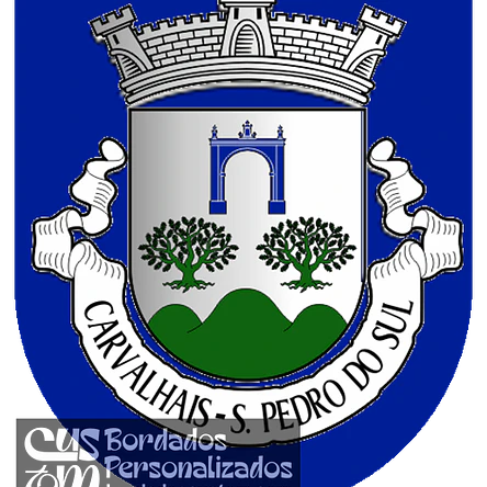 Emblema Bordado Antiga Freguesia de Carvalhais (São Pedro do Sul, Viseu) 1