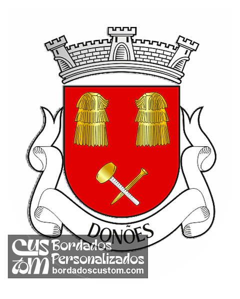 Emblema Bordado Antiga Freguesia de Donões (Montalegre, Vila Real)