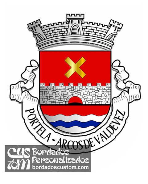 Emblema Bordado Antiga Freguesia de Portela (Arcos de Valdevez, Viana do Castelo)