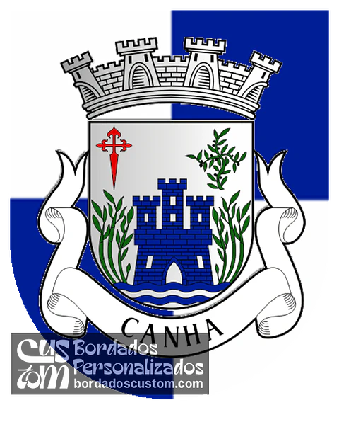 Emblema Bordado Freguesia de Canha (Montijo, Setúbal)