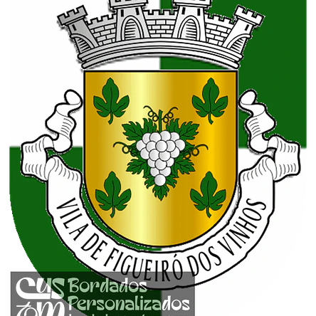 Emblema Bordado Município de Figueiró dos Vinhos (Leiria) 1