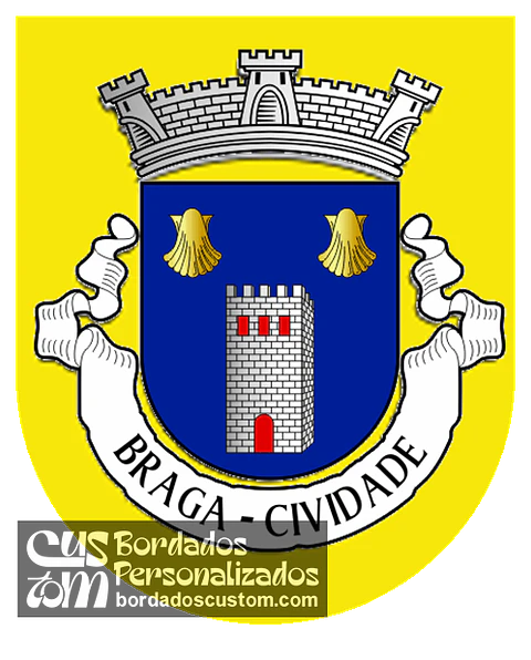 Emblema Bordado Antiga Freguesia de Braga (Cividade) (Braga, Braga)