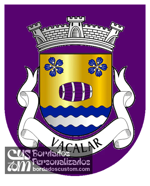 Emblema Bordado Freguesia de Vacalar (Armamar, Viseu)