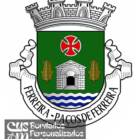 Emblema Bordado Freguesia de Ferreira (Paços de Ferreira, Porto) 1