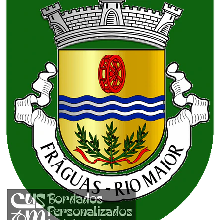 Emblema Bordado Freguesia de Fráguas (Rio Maior, Santarém) 1